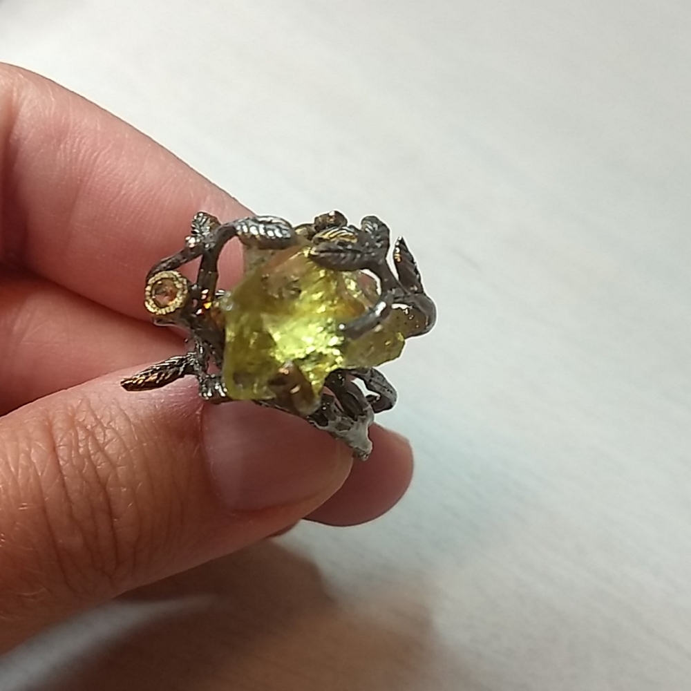 Citrine Statement Ring - image 6